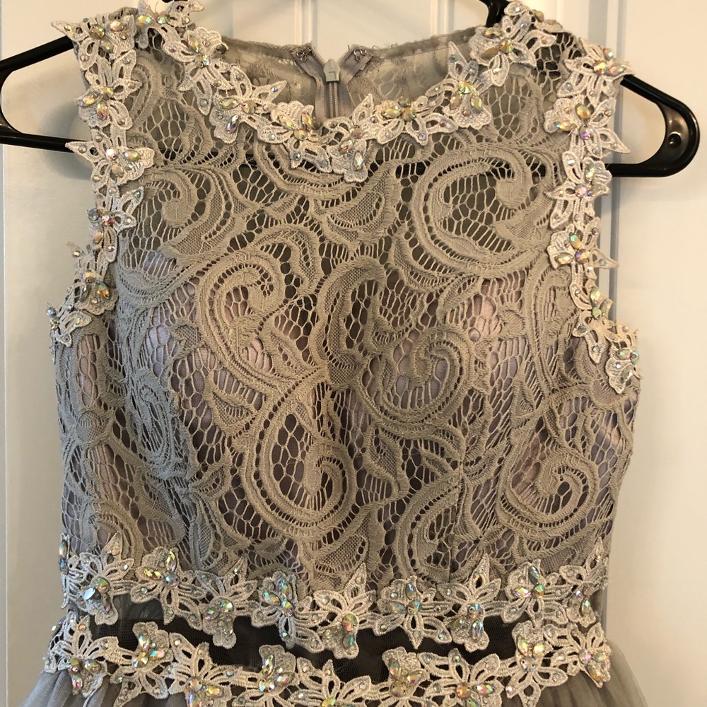 Silver Mini/Midi dress